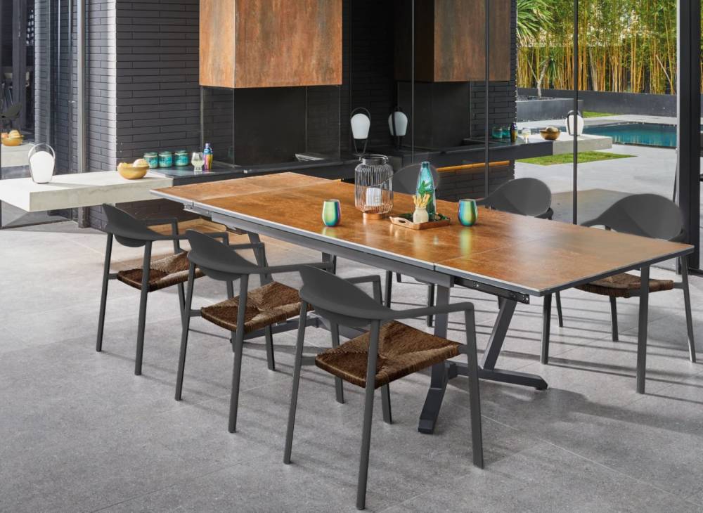 Fauteuil empilable BAGE - noir Fauteuil empilable BAGE - noir