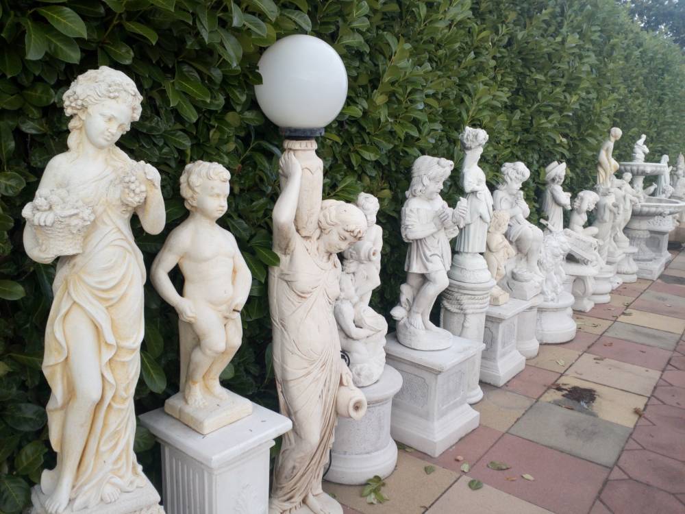statue décoration jardin