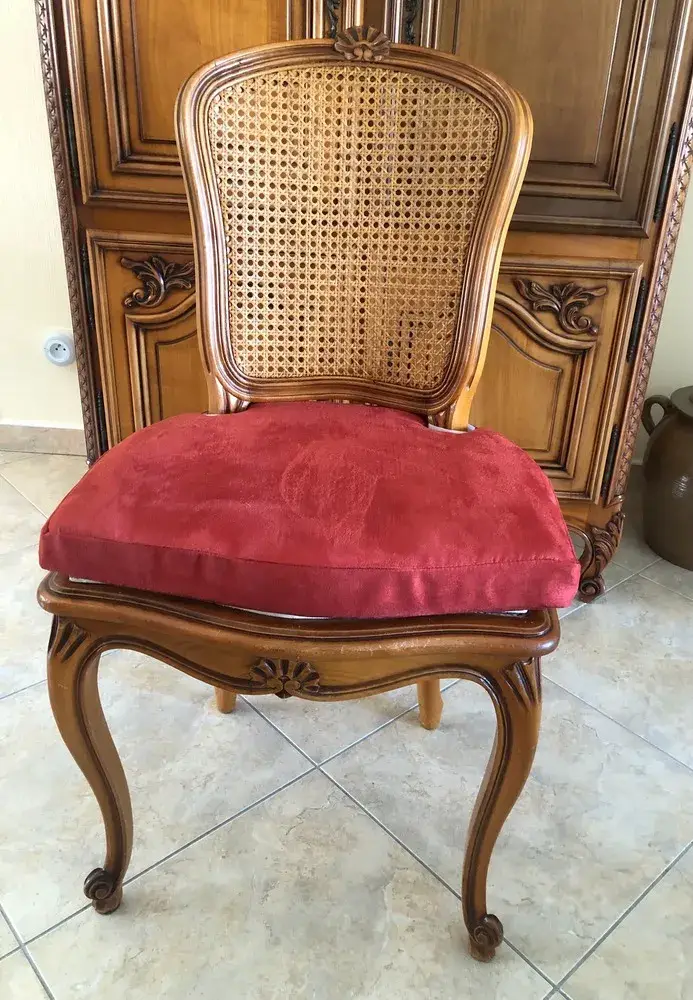 chaise cannage