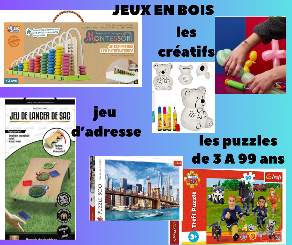 JEUX EN BOIS