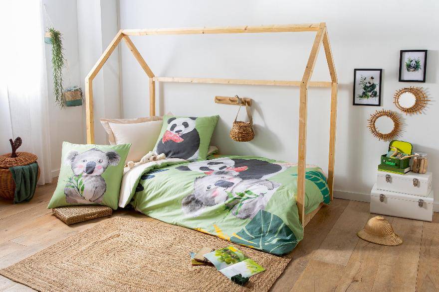 housse de couette panda
