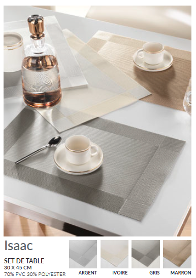Sets de table - Isaac