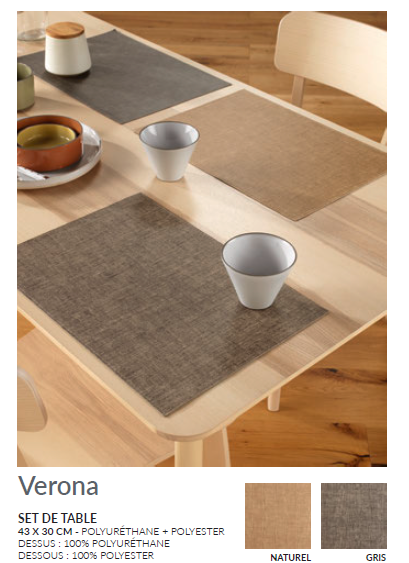 Sets de table Verona