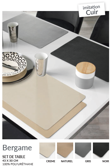 Sets de table - Bergame