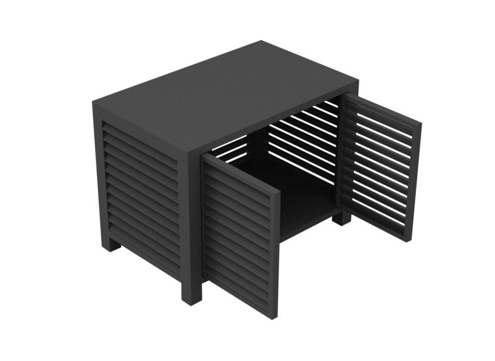 meble 2 PORTES ALU 80X60X 50